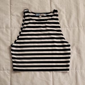 Striped Crop Top